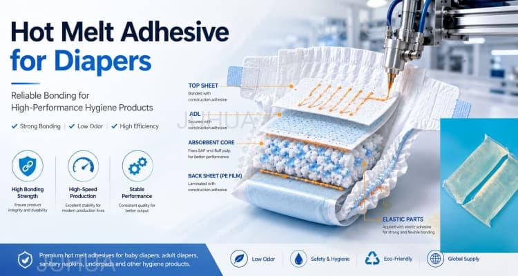 Hot Melt Adhesive for Diapers: Types, Applications and Selection Guide