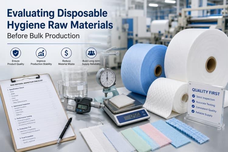 How to Evaluate Hygiene Raw Material Quality Before Bulk Production