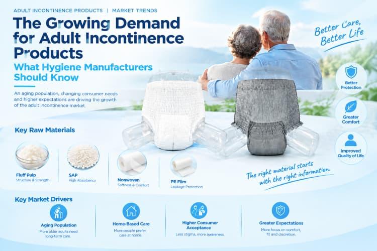 The Growing Demand for Adult Incontinence Products: What Hygiene Manufacturers Should Know